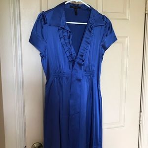 Beautiful BCBG silk blue dress.